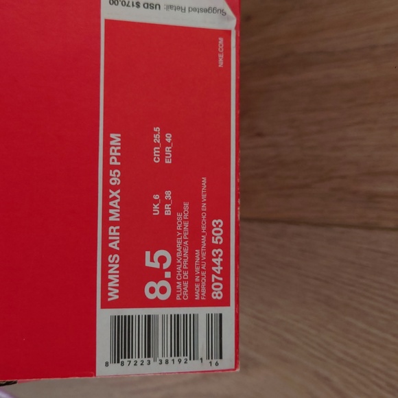 Nike Air Max 95 Women's Size 8.5 - Picture 7 of 7